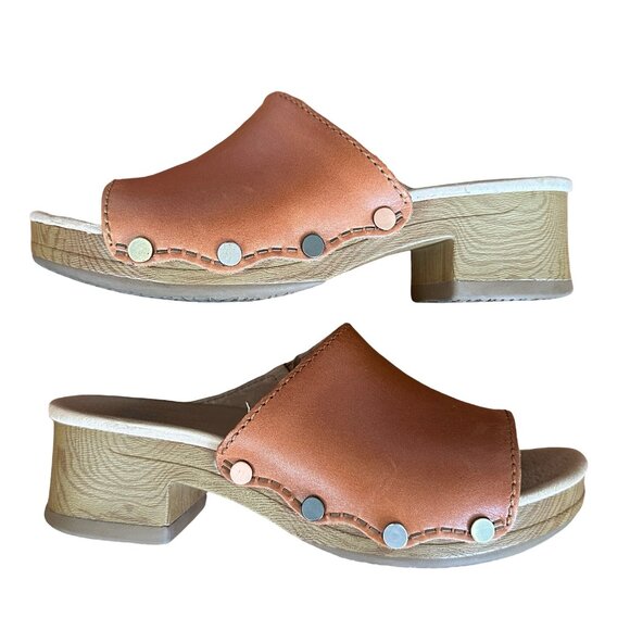 Dansko Giana Slide Sandals Studded Mule Clogs 39 8.5 - Picture 1 of 5